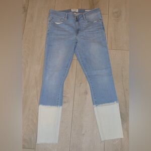 Frame Bleach Dipped Denim Women's Skinny Jeans